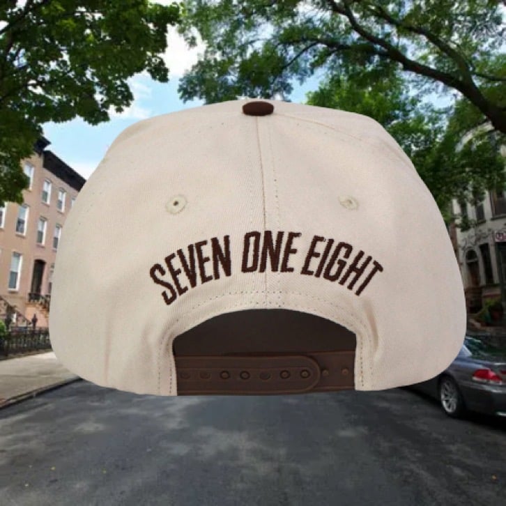 SLC SEVEN ON EIGHT SERIES SNAPBACK - BROWN/CREAM - *preorder*