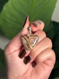 Image 1 of LAGUNA LACE AGATE PENDANT WITH CHAIN G (.925 SS)