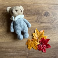 Image 1 of Crochet blue baby Weebee bear