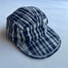 Image of Indigo Check Outdoor caps 001
