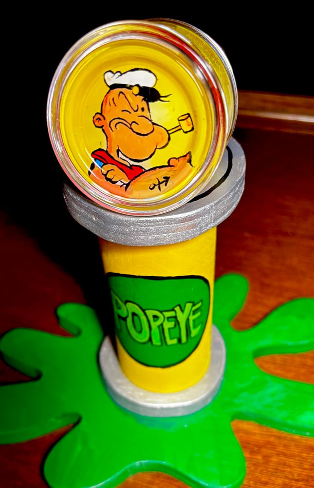 Image of Popeye Duncan Freehand One with Spinach Can Display