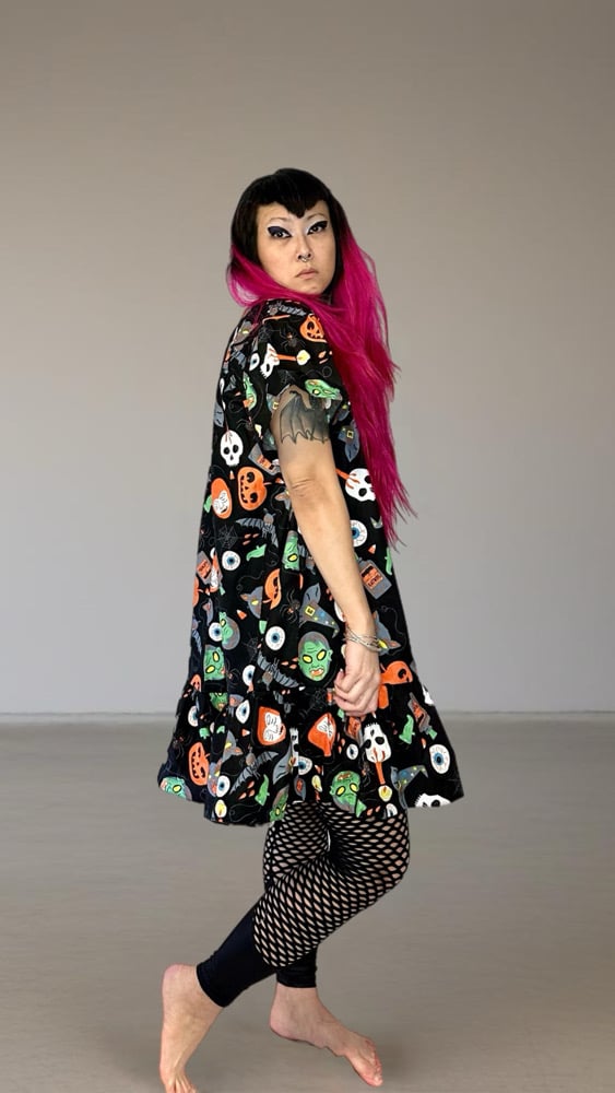 Halloween is Everyday Flowy Dress | sophireaptress Halloween is Everyday Flowy Dress | sophireaptress