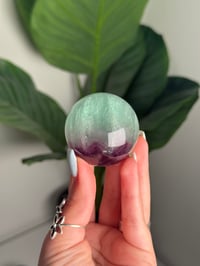 Image 1 of RAINBOW FLUORITE SPHERE -CHINA- Q