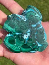 Image 8 of Malachite And Chrysocolla Polished Face #1841