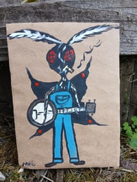Image 3 of Mothman Playing Banjo 