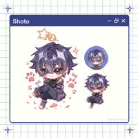 Image 1 of Shoto Acrylic Keychain Sticker Button Pin Merch