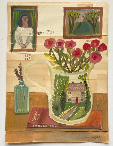 Image of summer poems - a still life with paintings 