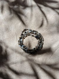 Image 3 of Bracelet 5 rangs Nuit d'argent 