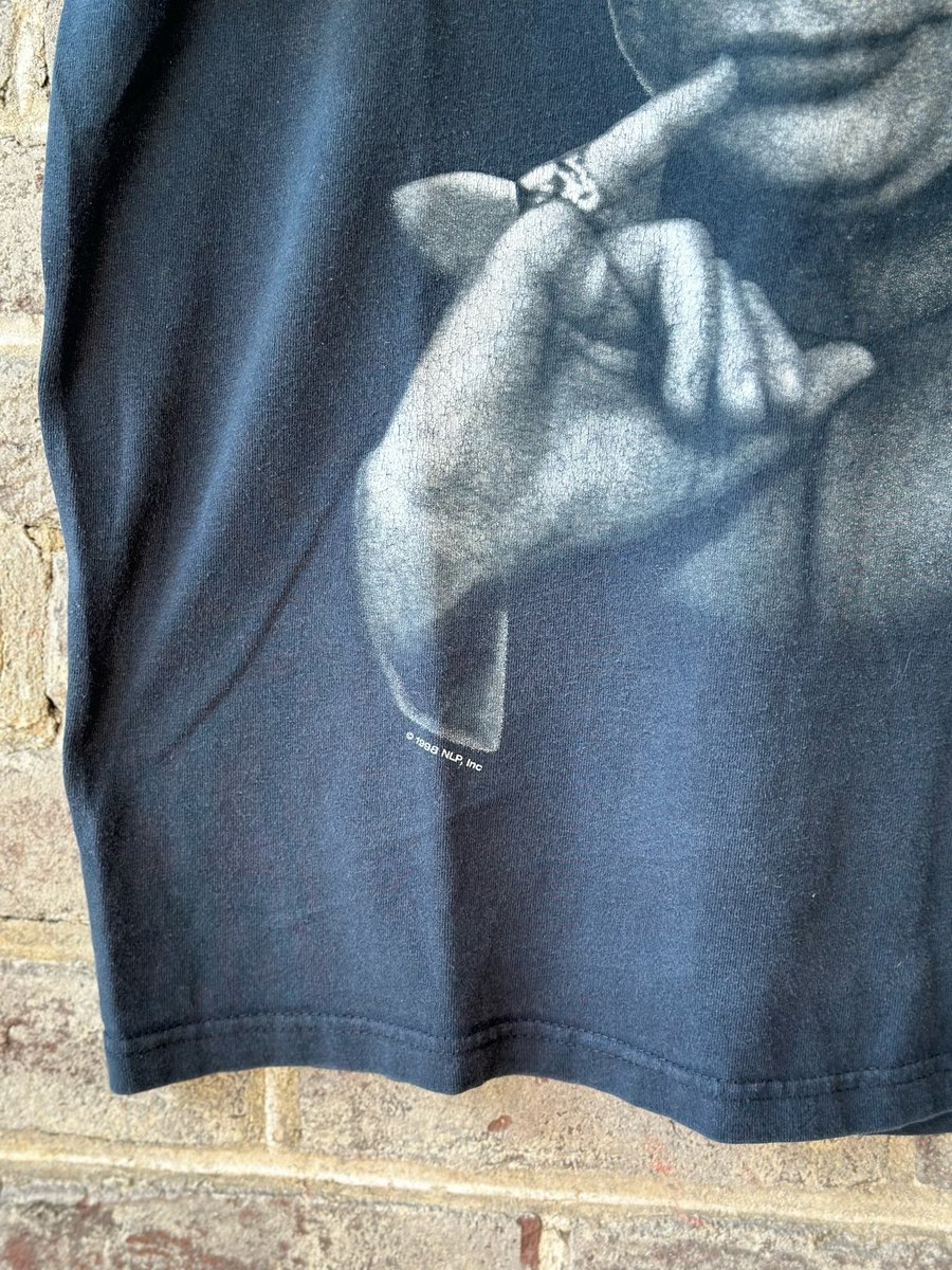 Image of 1998 VINTAGE AUSTIN POWERS “DR. EVIL” MOVIE TEE, SIZE: XL