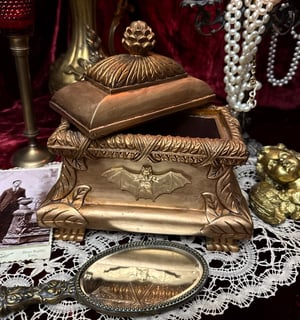Image of Vintage Gold Trinket Box