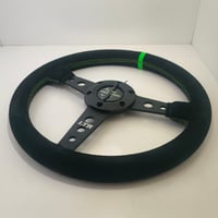 Image 2 of LTR Suede Yabai Series Steering Wheel 270mm