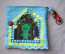 Image 2 of Cherry Picking Frog House Keychain Pouch