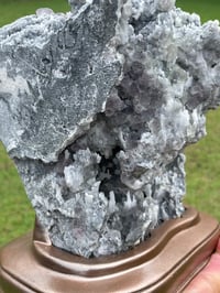 Image 16 of Green and Purple Fluorite with Calcite specimen #445