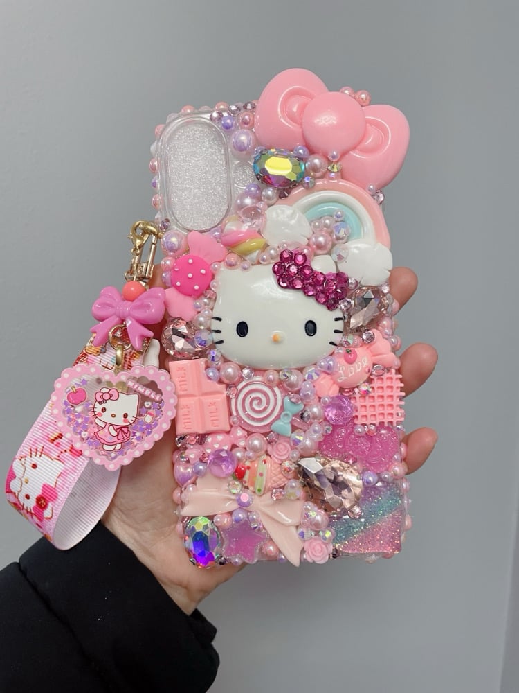 bling kawai kitty phonecase PM8