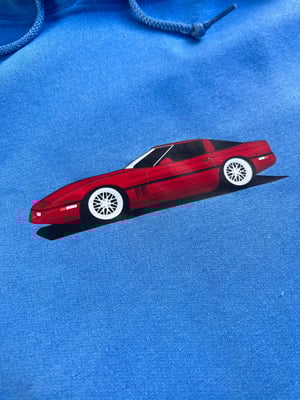 Image of Corvette Blue Hoodie