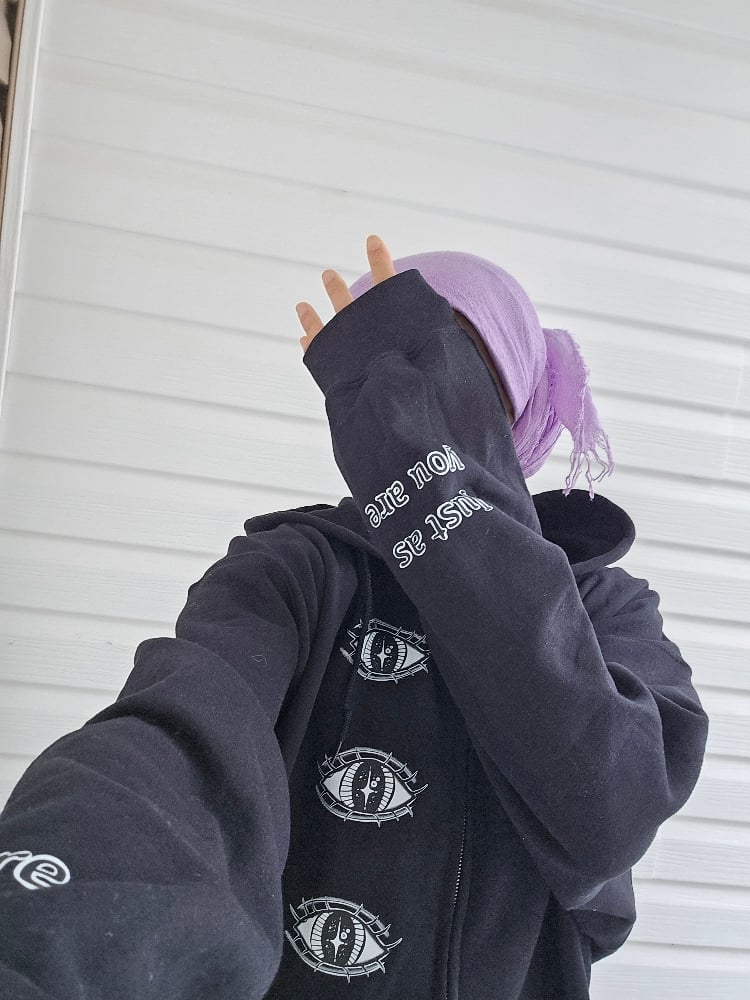 Image of You are whole just as you are zip up hoodie