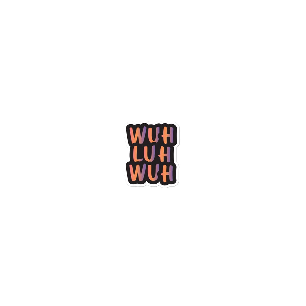 Image of wuhluhwuh gradient sticker