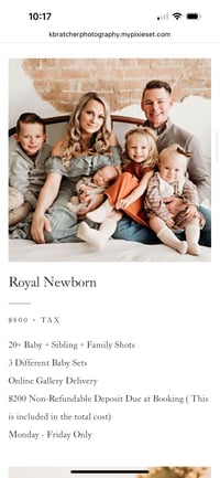 Royal Newborn Deposit