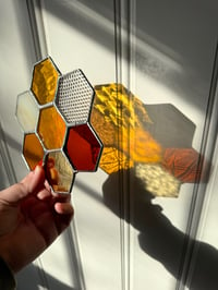 Image 2 of Amber hues honeycomb clusters