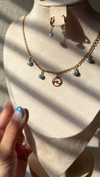 Image 6 of Azul Pearl Wave Necklace