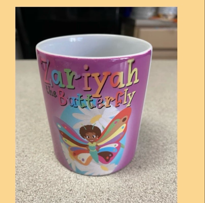 Image of Zariyah the Butterfly Mug 15 oz