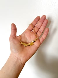 Image 2 of Melt Twist Necklace -18ct Gold Plated 