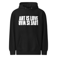 Image 1 of Art is Love premium mid-weight hoodie Dark