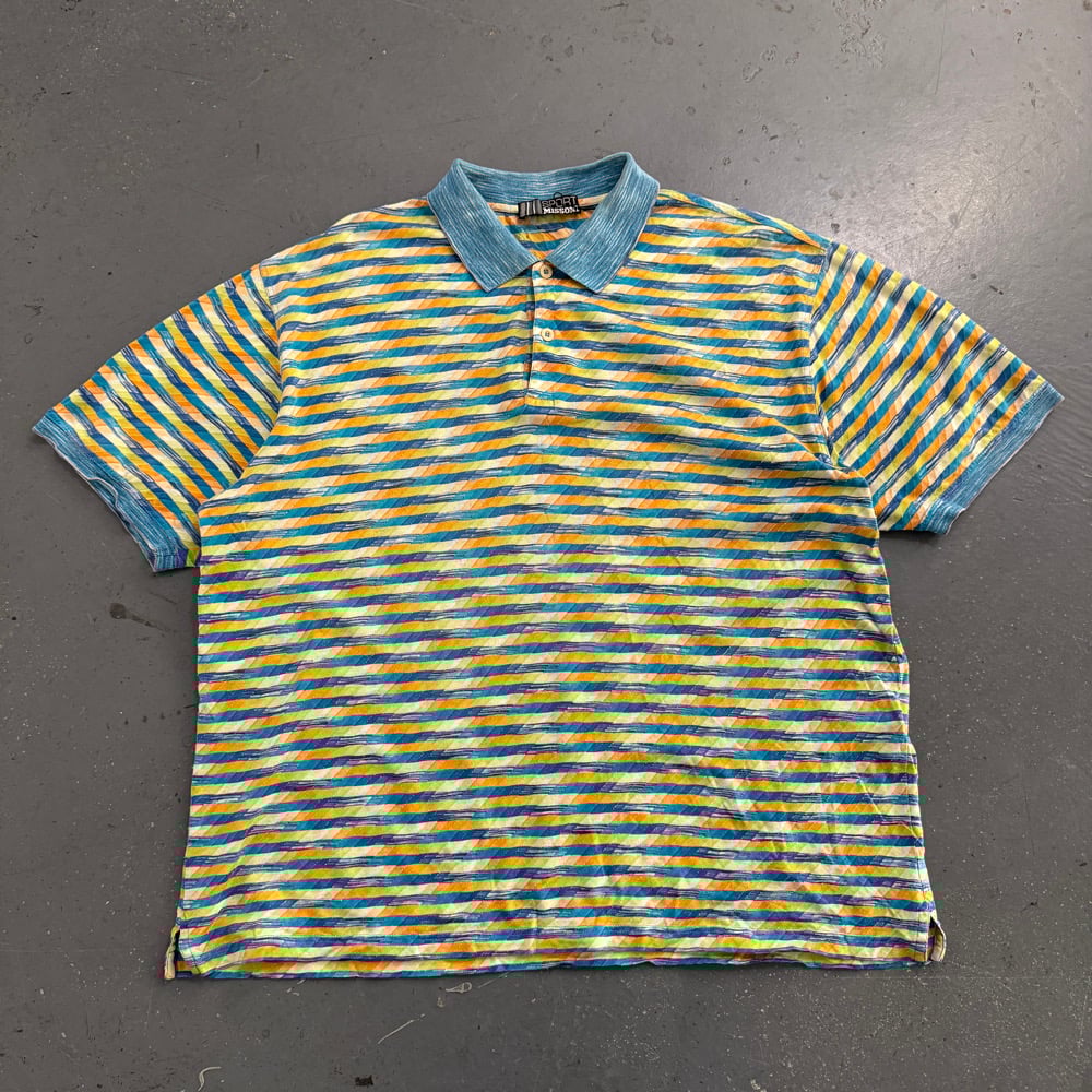 Image of 1990s Missoni Polo Shirt. size XL