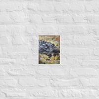 Image 1 of Alligator in River Poster