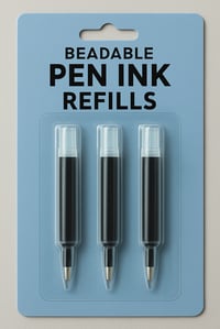 Beadable Pen Ink Refills