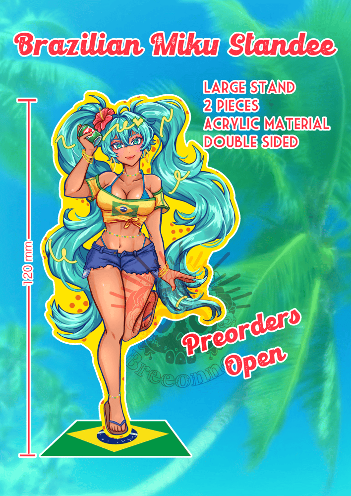 Image of ☀️ PREORDERS OPEN ☀️ LATINO MIKU STANDS ☀️