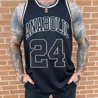 Image 2 of Anabolic Straight Edge Stitched Basketball Jersey