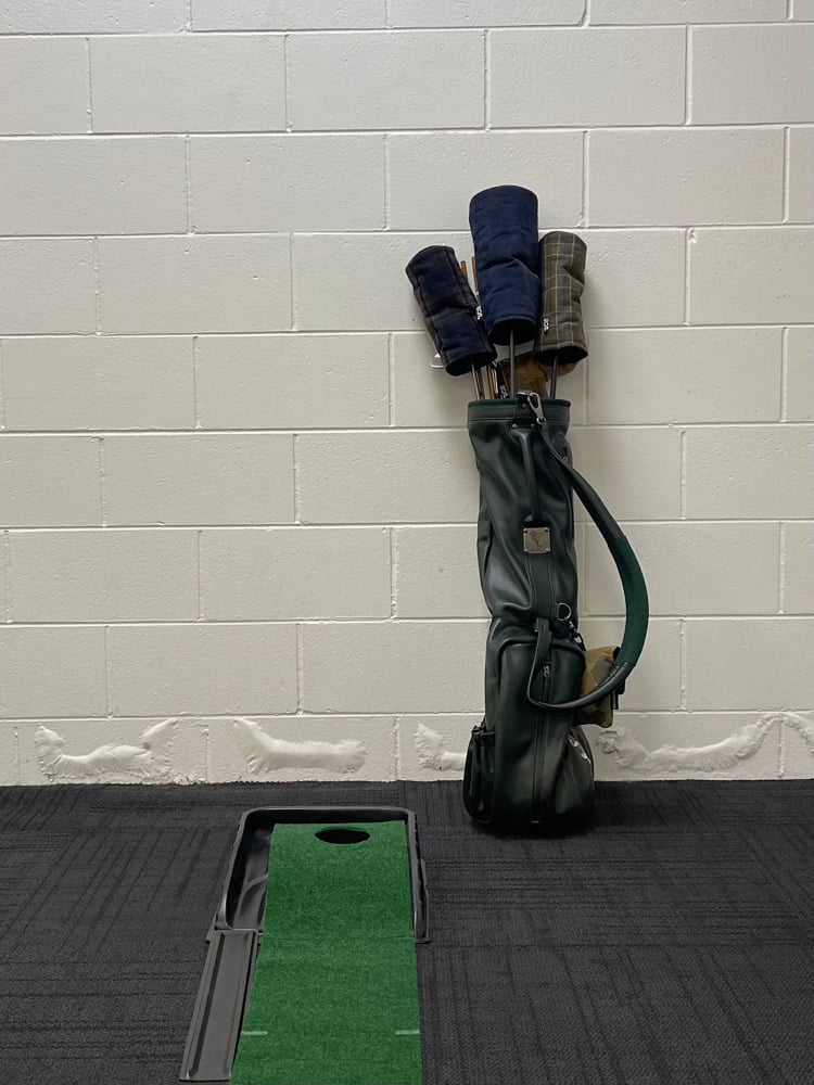 Forest Green Wool Head Cover