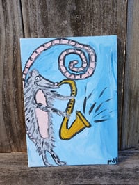 Image 7 of Possum Playing Horn