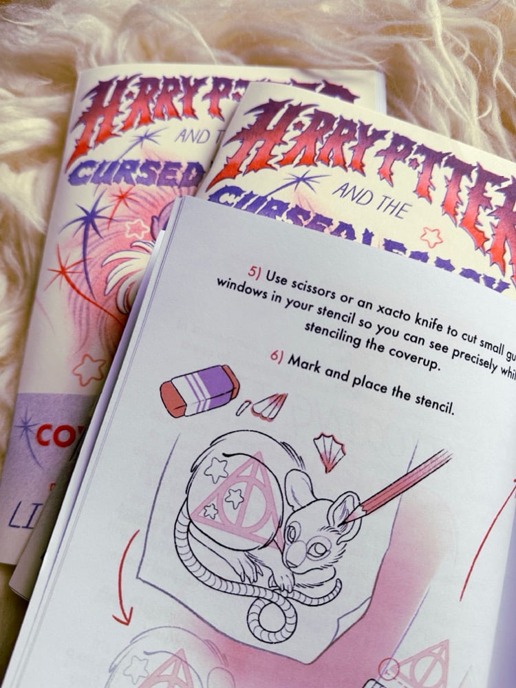 H*rry P*tter & the Cursed Legacy - Cover-Up Tattoo Zine