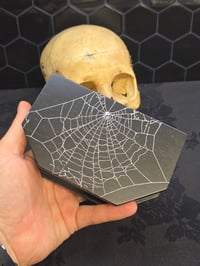 Image 4 of Beautiful Vintage Ebony wooden jewellery trinket Box & Preserved Web