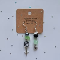 Image 2 of Beetlejuice Complex Earrings ꩜