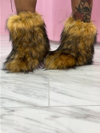Image 2 of Brown Fur Boots 