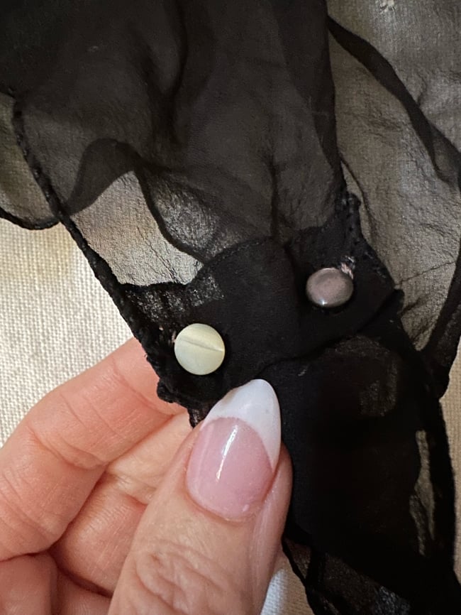 1920s silk chiffon romper with chantilly lace