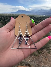 Image 2 of Love Triangle Earrings 