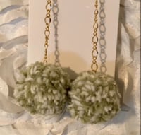 Image 2 of Pom Pom Earrings