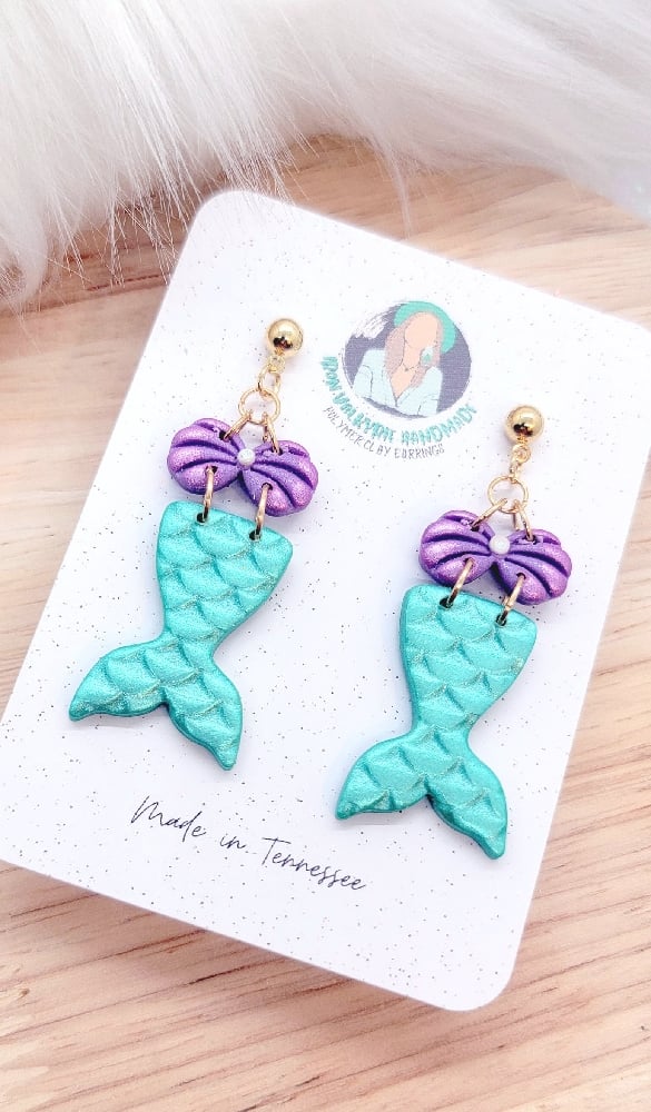 Image of Undersea Mermaid Dangles 