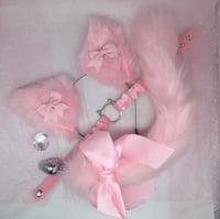 Pink furry Kitten PetPlay Set 