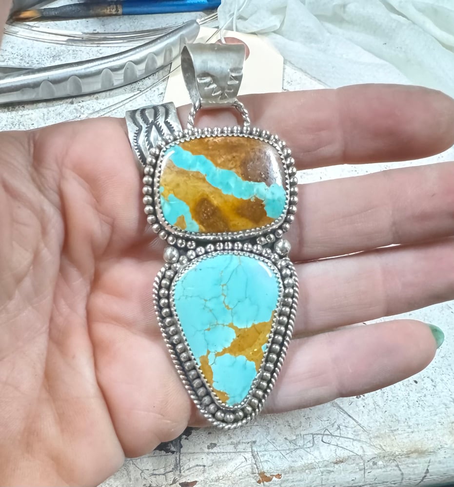 Image of Royston Pendant 🩵🤎