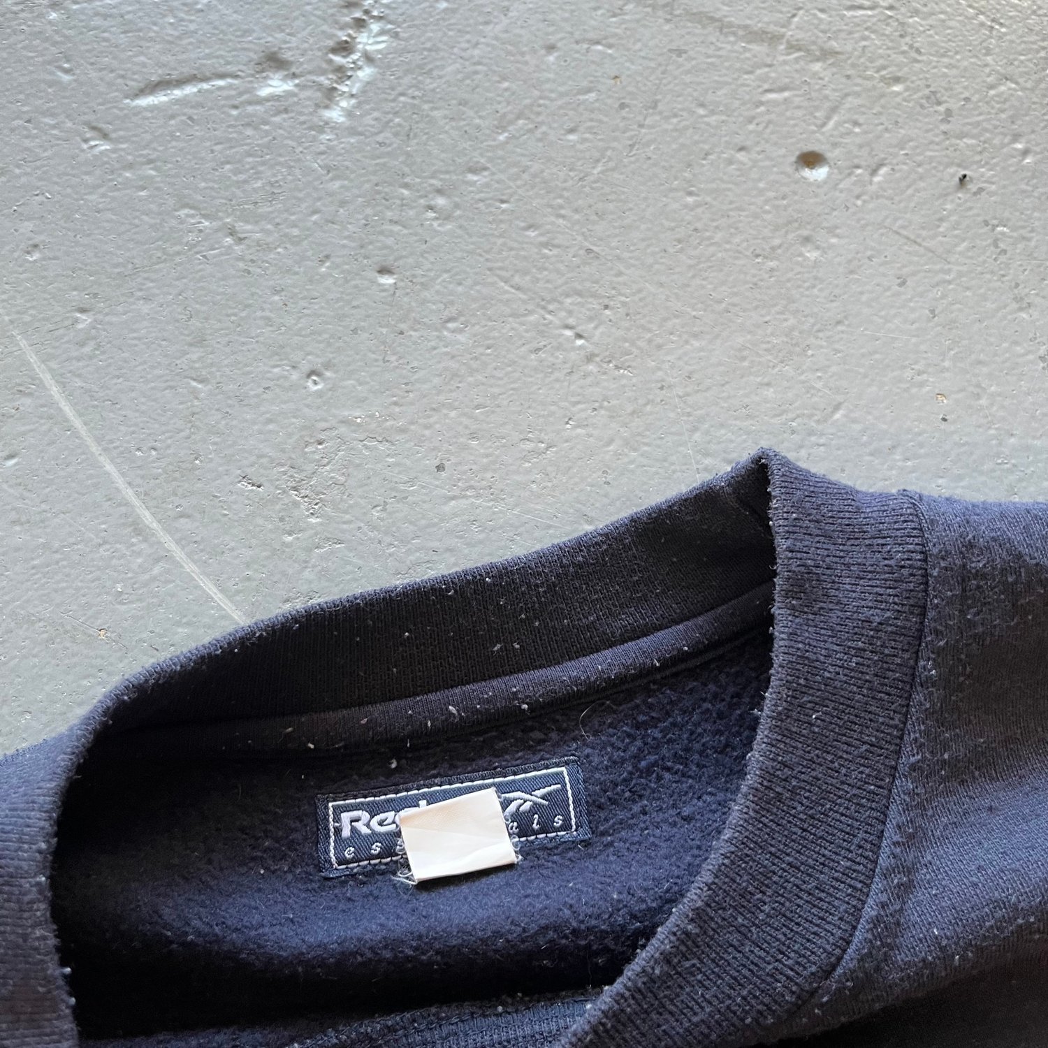 Image of Vintage Reebok rework spellout sweatshirt size large 