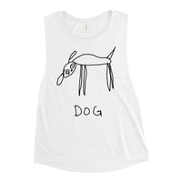 Image 1 of dog Ladies’ Muscle Tank 