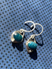 Image 3 of Neon Apatite Earrings