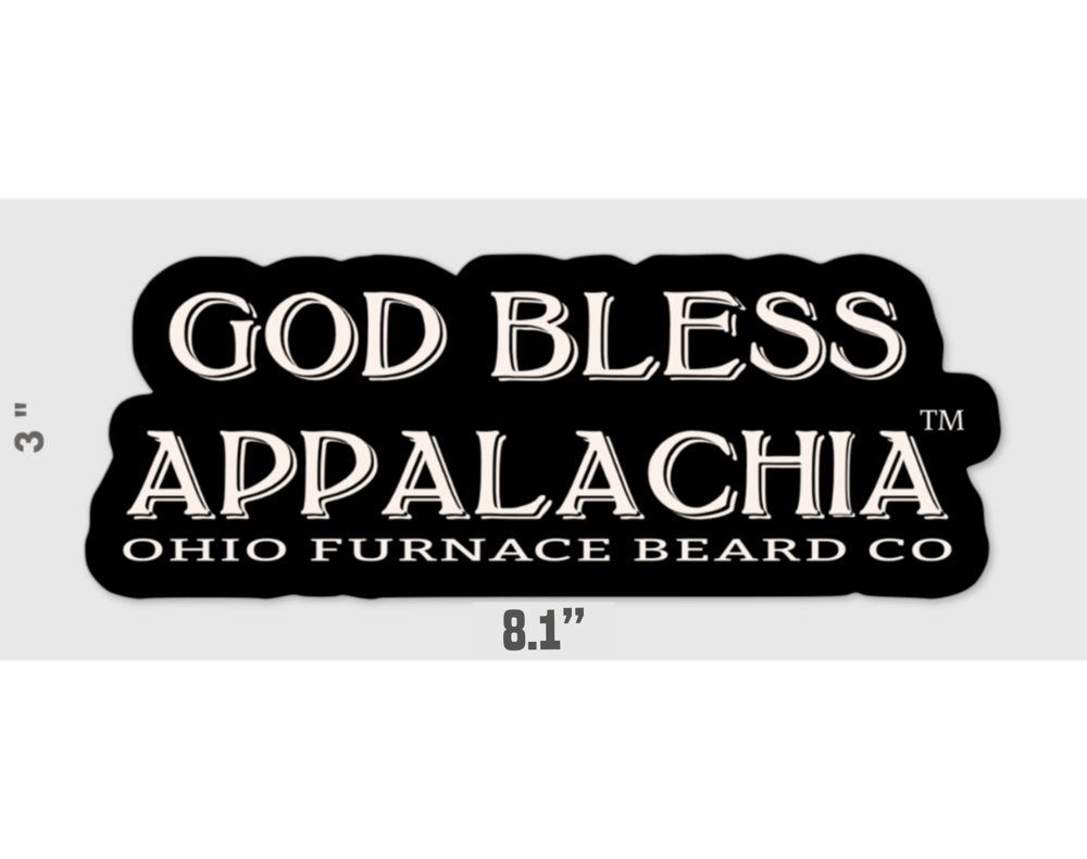 Image of GOD BLESS APPALACHIA (OFBC) Decal -PreOrder