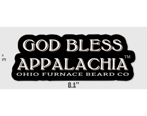 Image of GOD BLESS APPALACHIA (OFBC) Decal -PreOrder