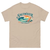 Image 5 of Saltwater Surf Company T-Shirt Unisex Coastal Graphic Tee Beach Surf Shirt Ocean Lifestyle Tee